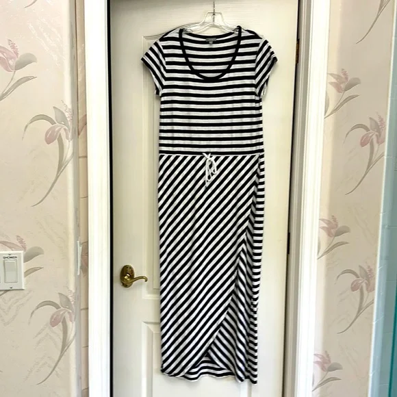 Talbots | Dresses | Talbots Black And White Striped Dress With A Rope Tie | Poshmark Talbots | Dresses | Talbots Black And White Striped Dress With A Rope Tie | Poshmark